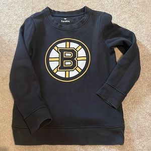 Boston bruins womens crew neck sweatshirt size medium
